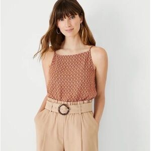 Ann Taylor | Paisley Halter Shell Tank/Cami | Size Medium